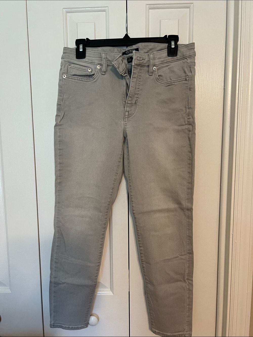 Ralph Lauren Women’s Slim Skinny Jeans - Light Gray
